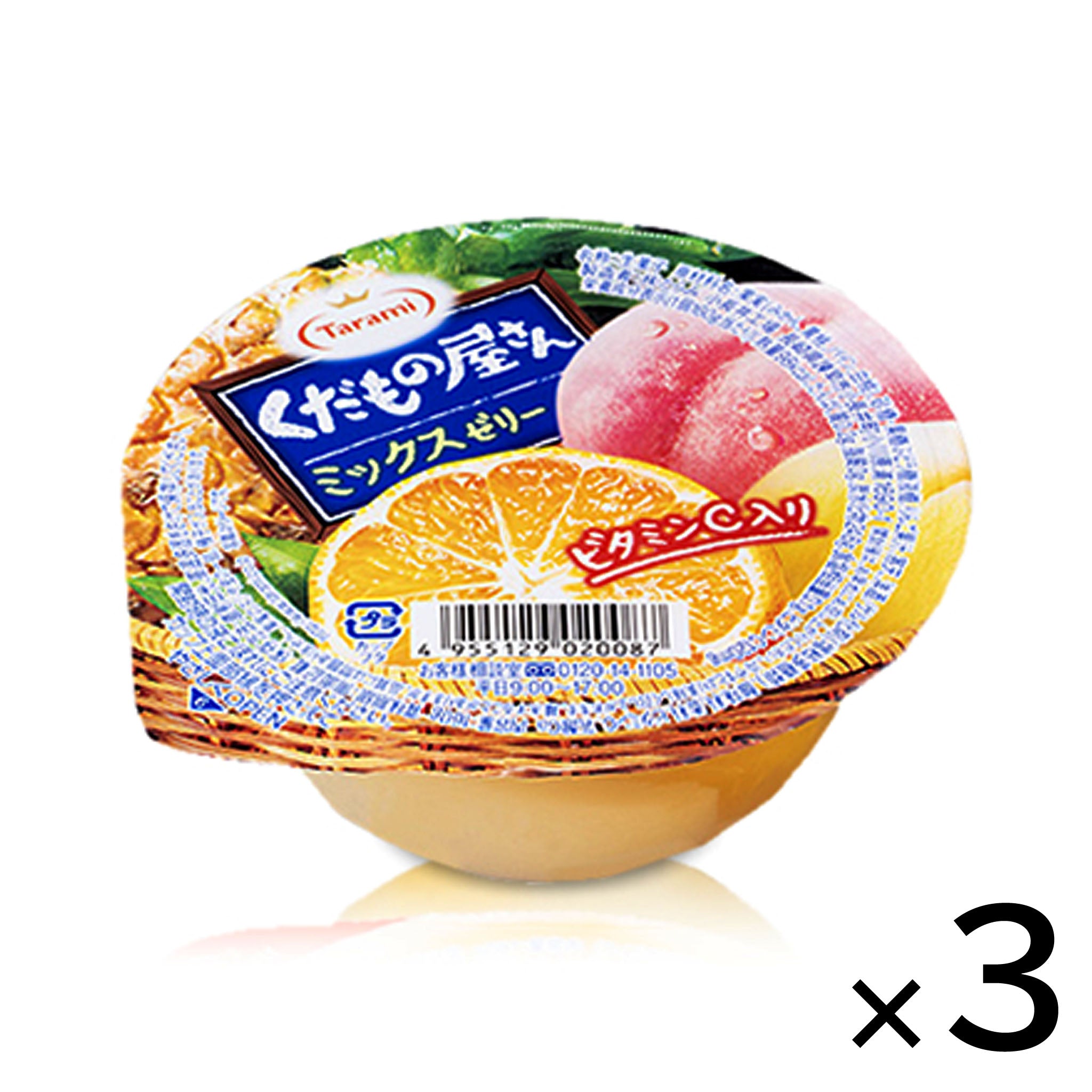Tarami Fruits Shop Mix Jelly【3 Set】